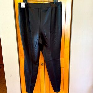 NWT Lane Bryant Faux Leather Ponte Legging 18/20